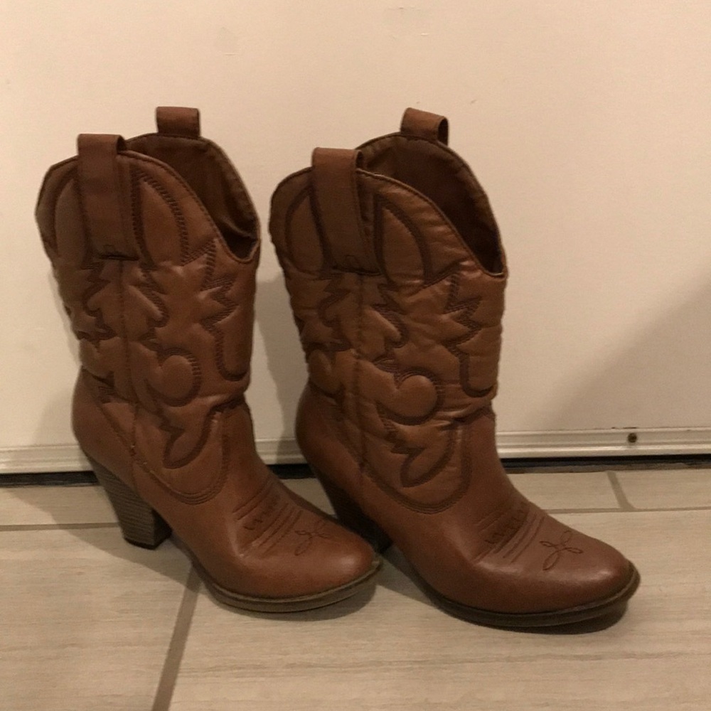 Cowboy style boots